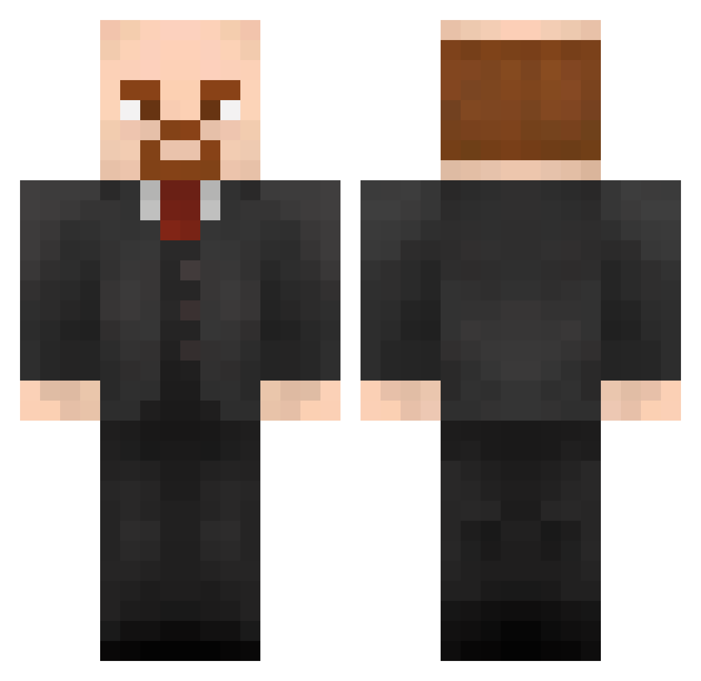 Coltrebriosdifjs Minecraft skin, front and back view