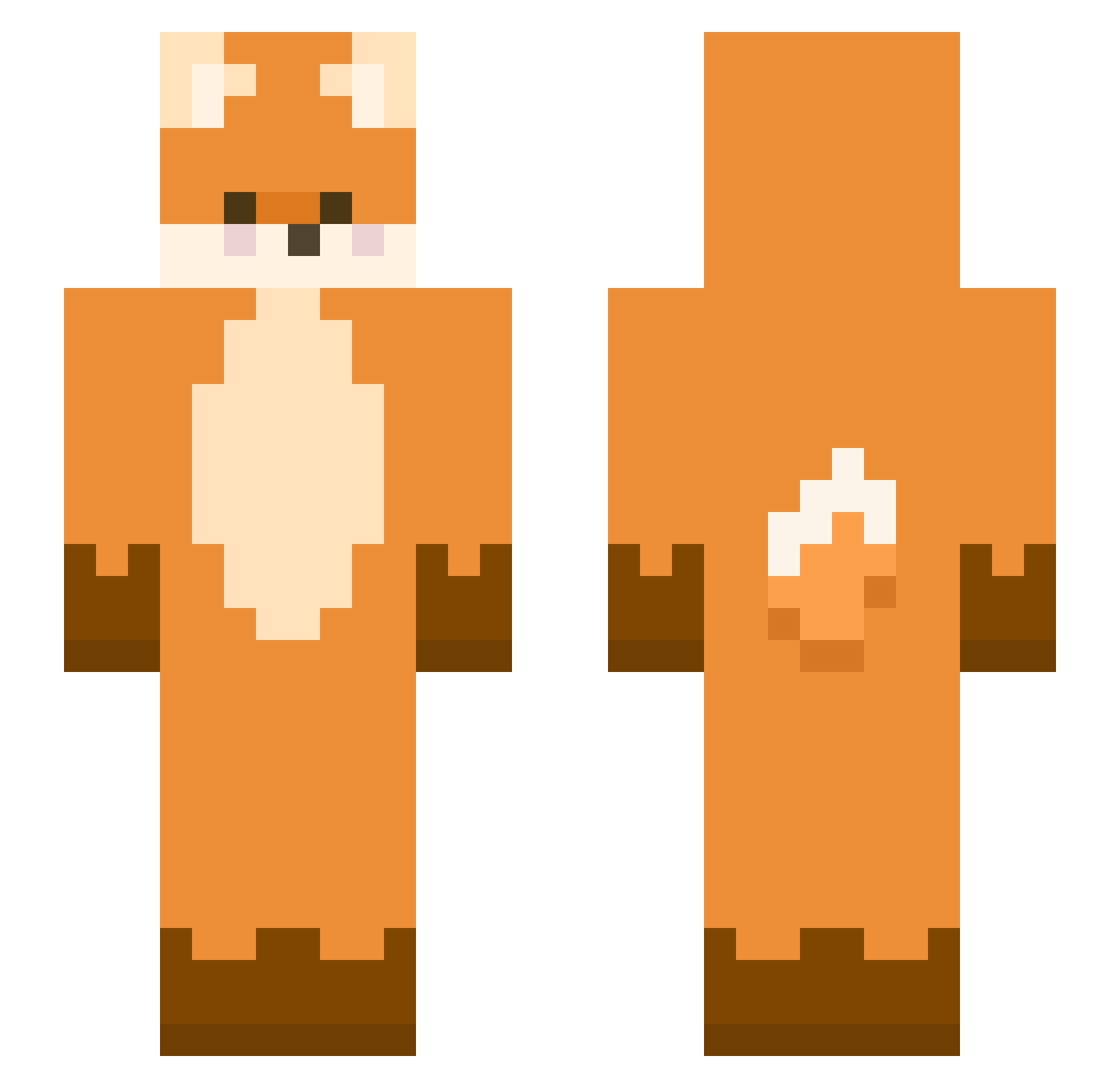 mark05w Minecraft skin, front and back view