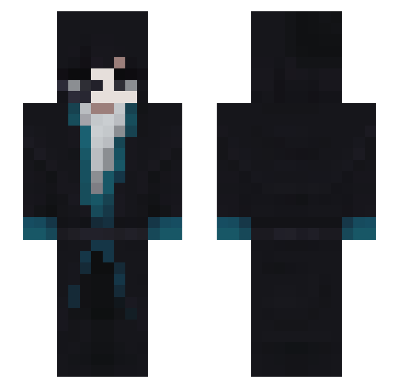 Ugnep_ Minecraft skin, front and back view