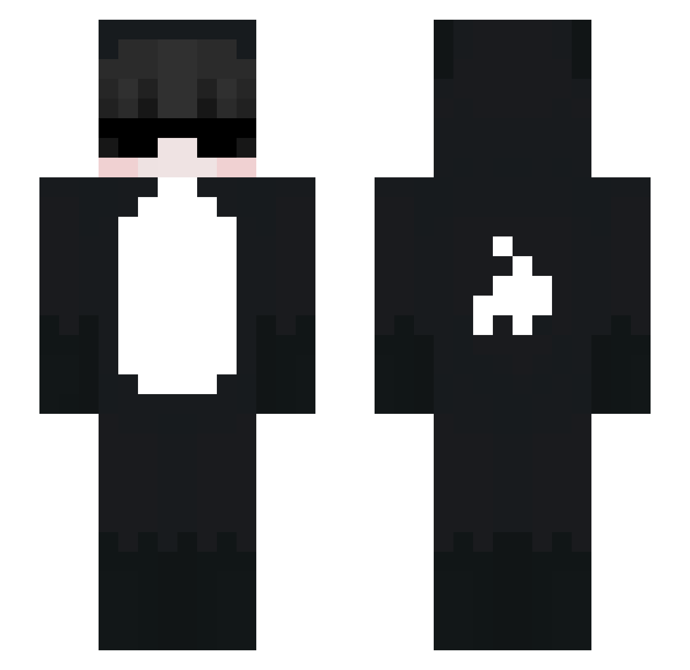 EndMe_ Minecraft skin, front and back view