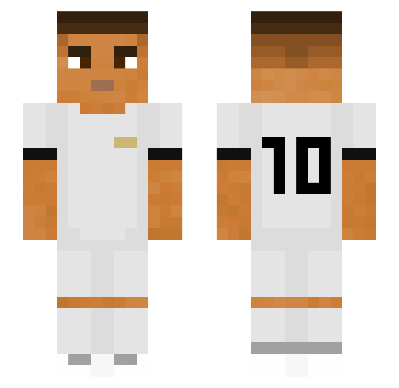mcqueen2_ Minecraft skin, front and back view
