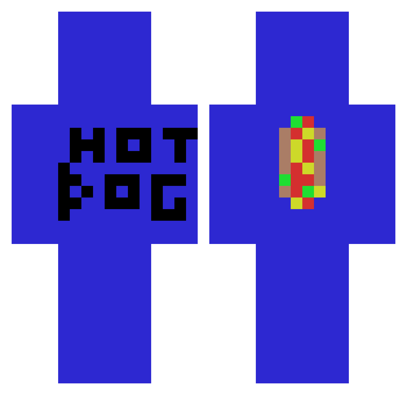 discopro710 Minecraft skin, front and back view