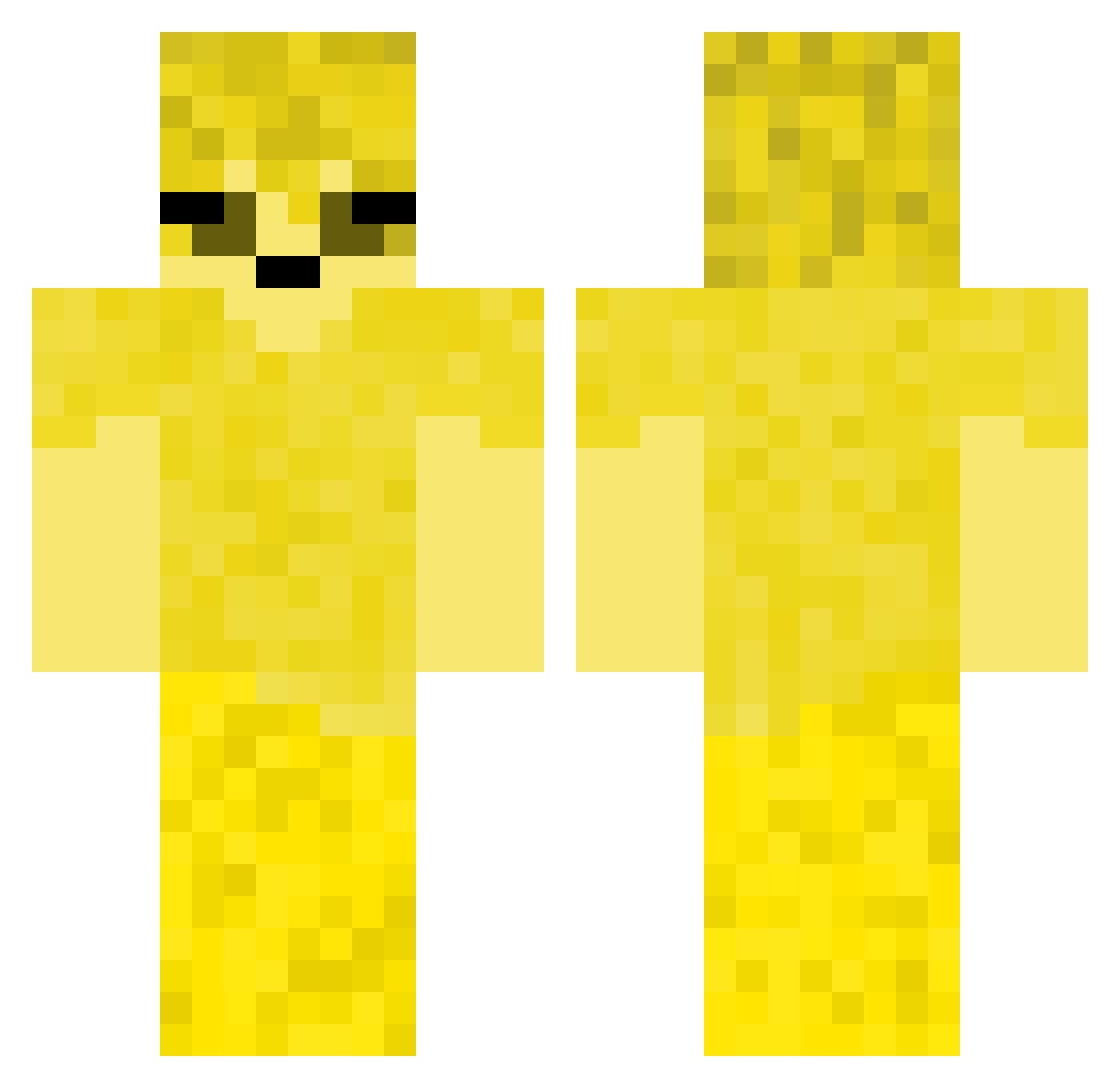RayanTheKhan Minecraft skin, front and back view