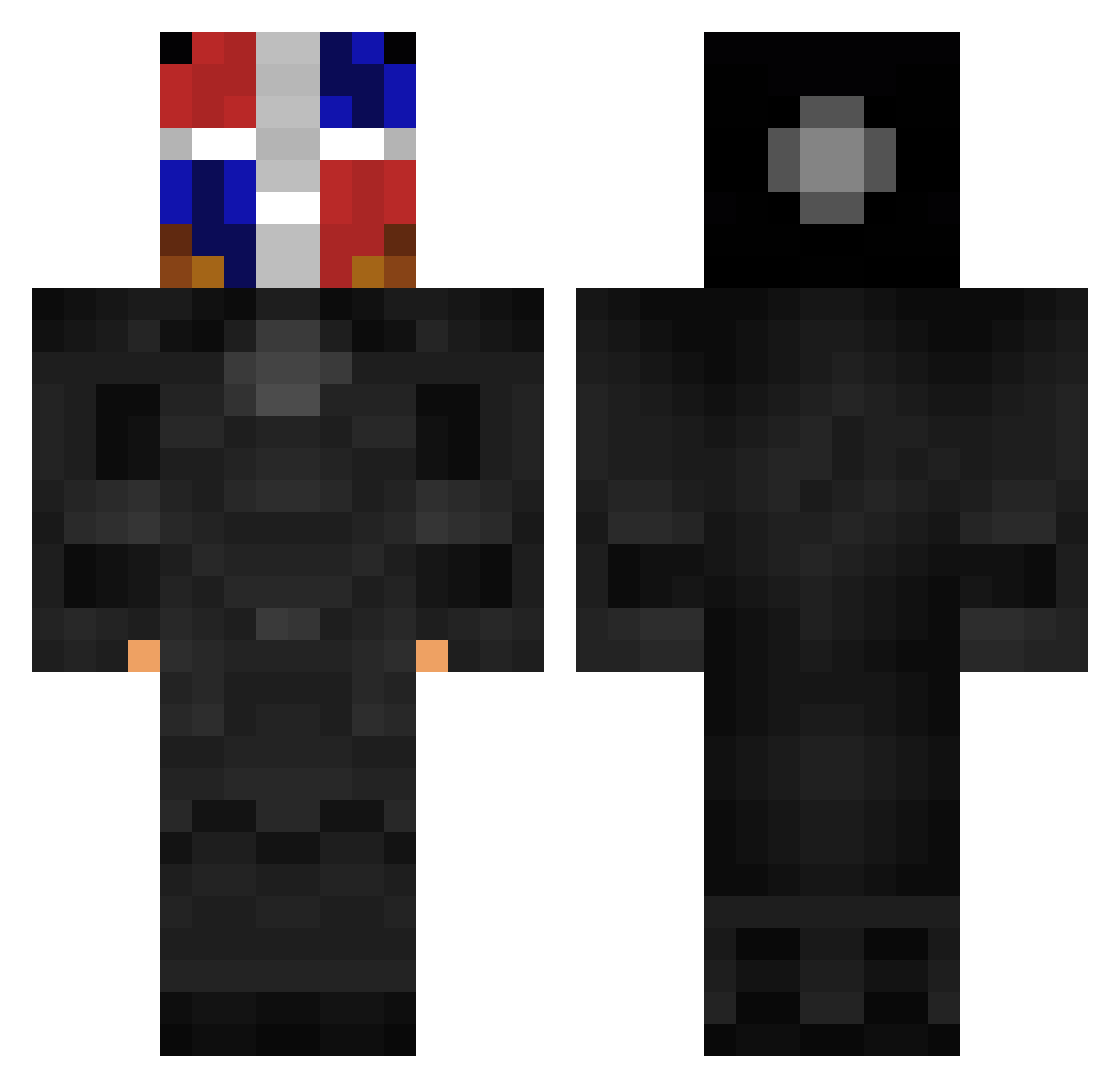 Tootrue_ Minecraft skin, front and back view