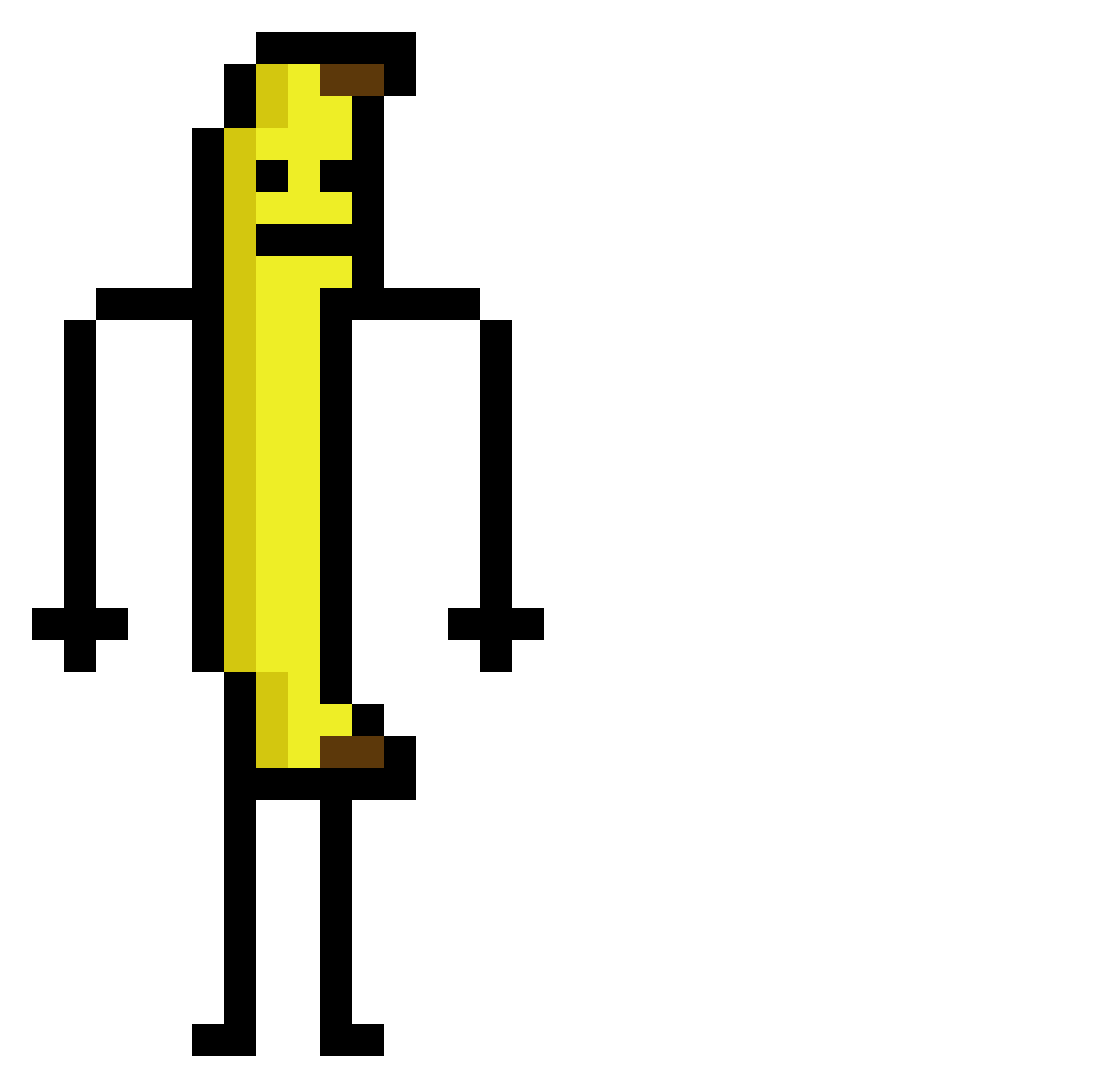 Vihata Minecraft skin, front and back view