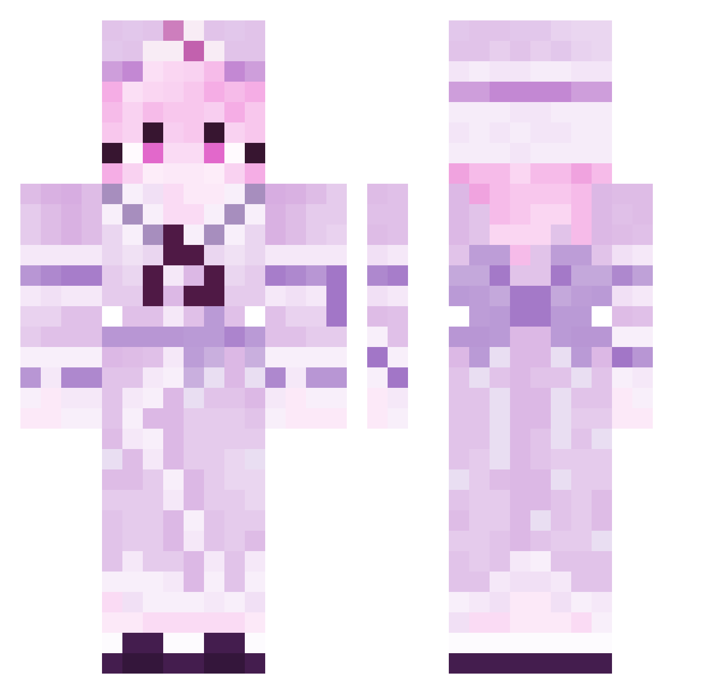 xxkillerbut123xx Minecraft skin, front and back view
