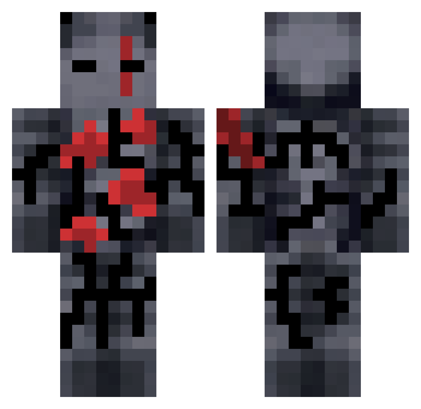 playboi_cekol Minecraft skin, front and back view
