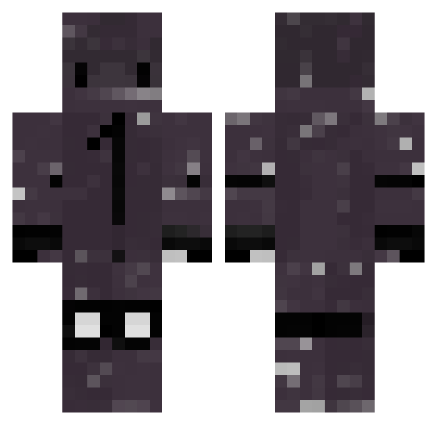 TERREX59 Minecraft skin, front and back view