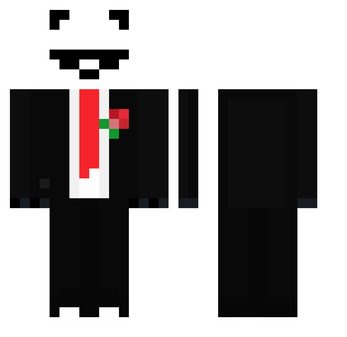 szaworst Minecraft skin, front and back view