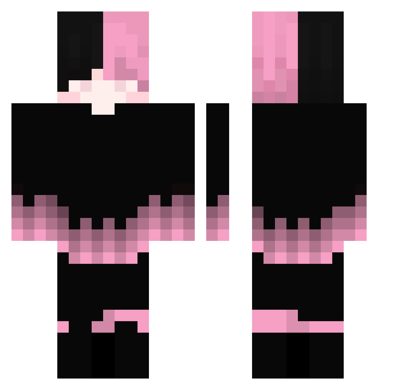 YangZei_ Minecraft skin, front and back view