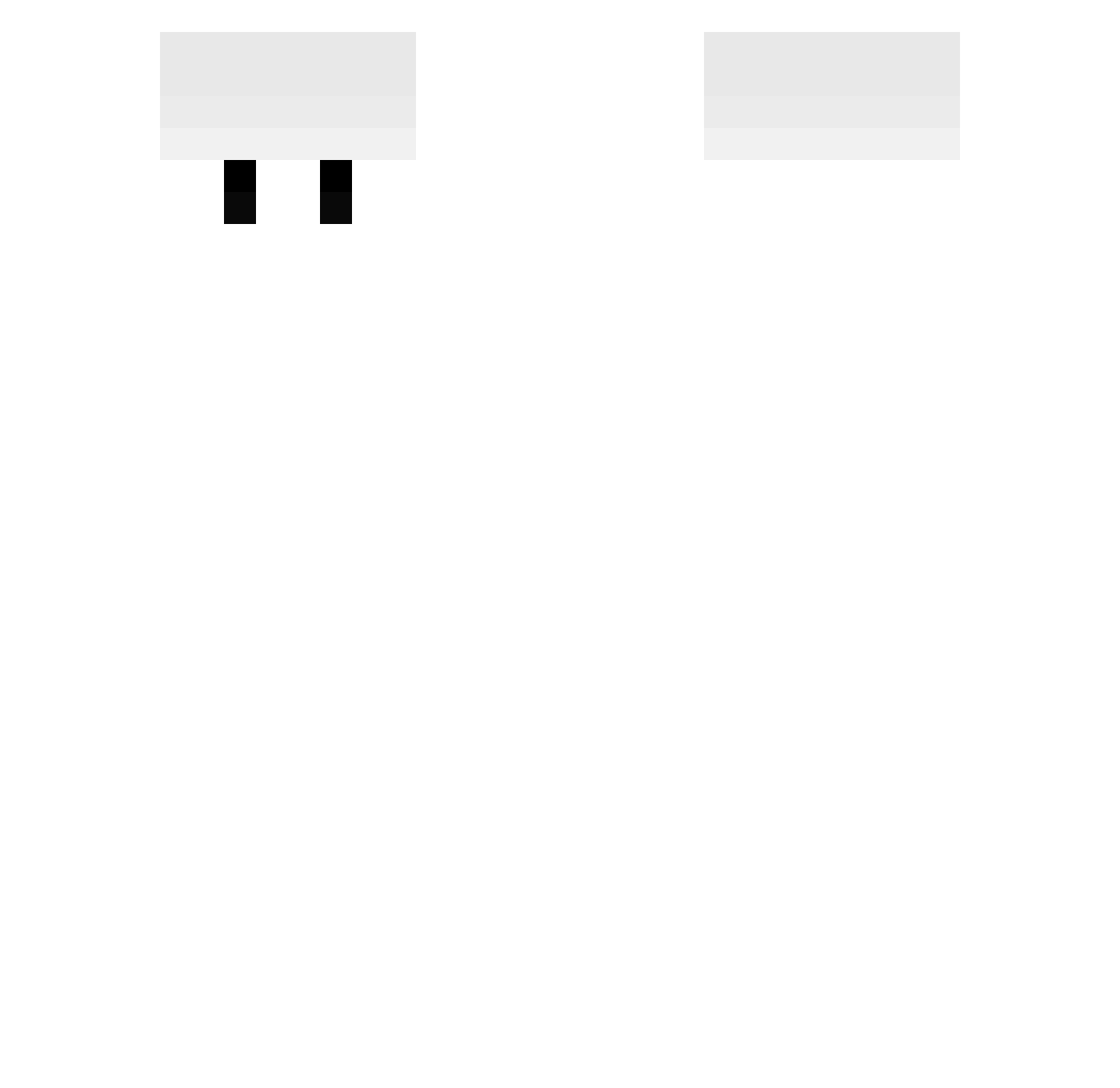 Precludes Minecraft skin, front and back view