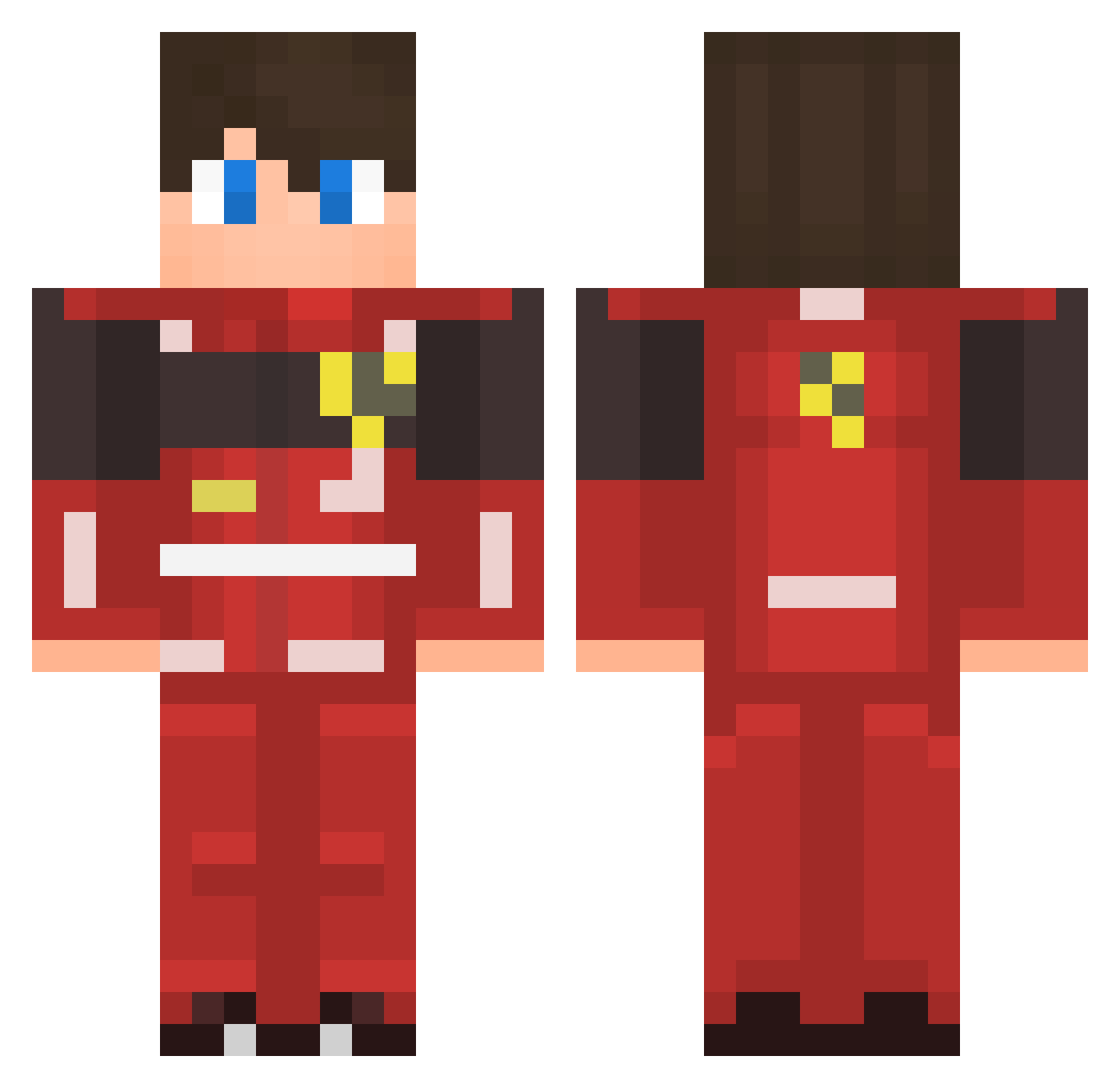 Dudestar36 - race car driver Minecraft skin