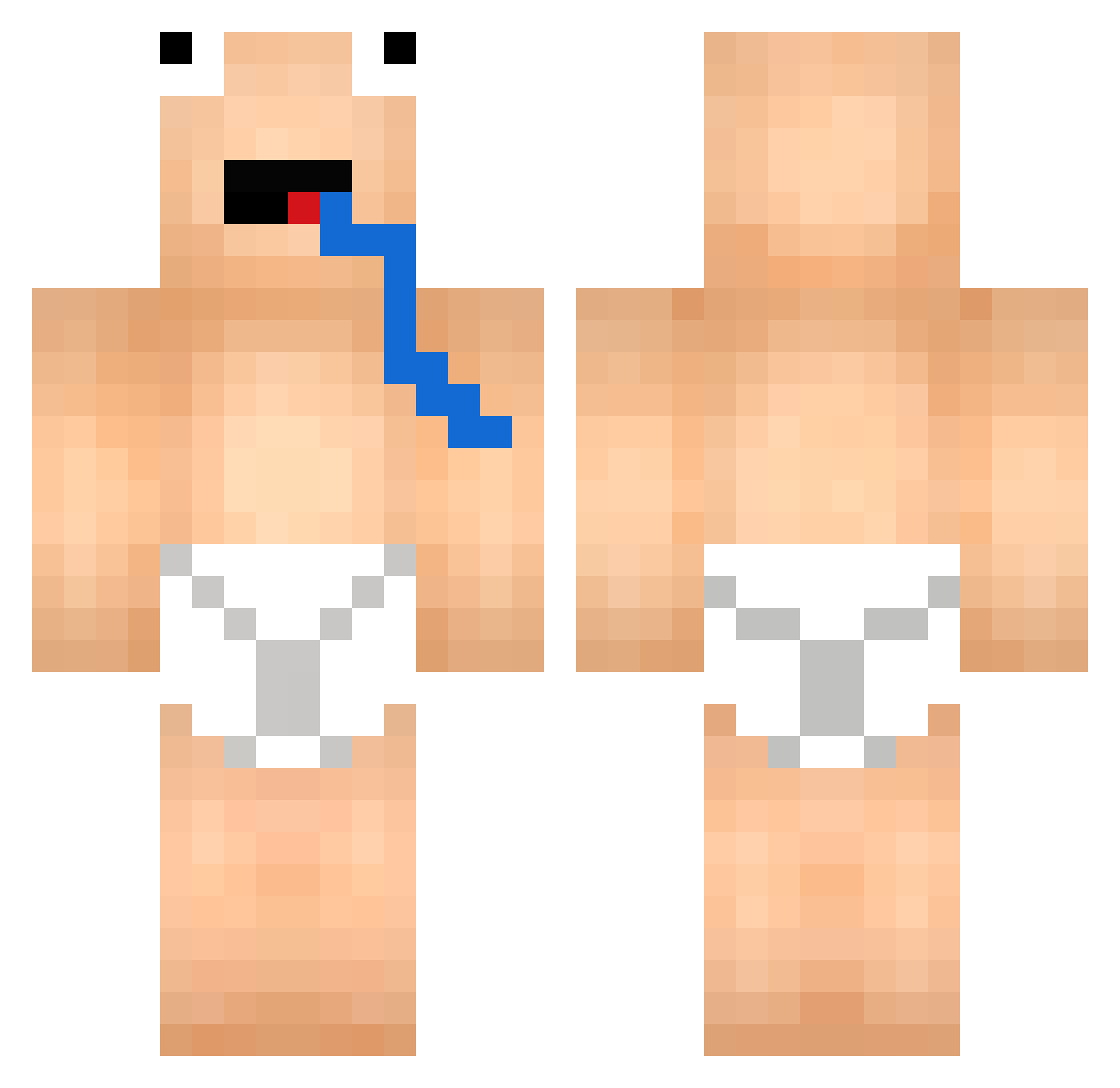 potater_21 Minecraft skin, front and back view