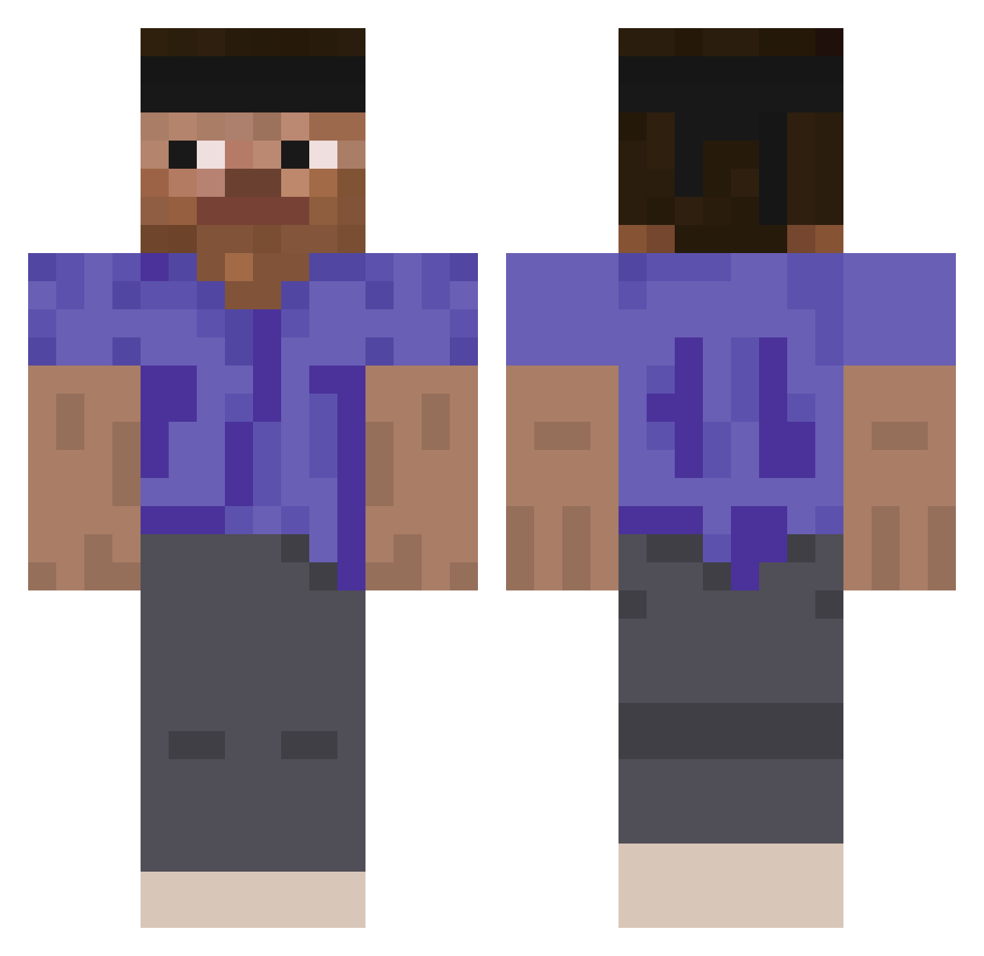 simon_whyy Minecraft skin, front and back view