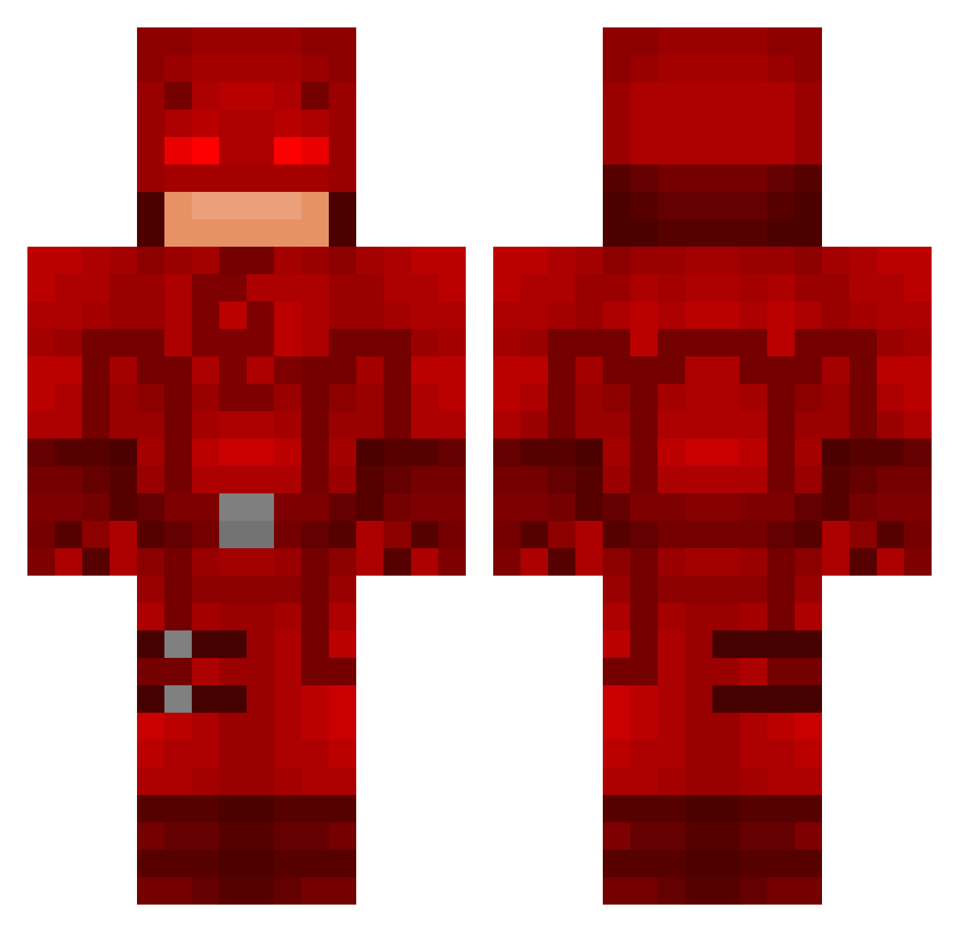 mining_gamer2003 Minecraft skin, front and back view
