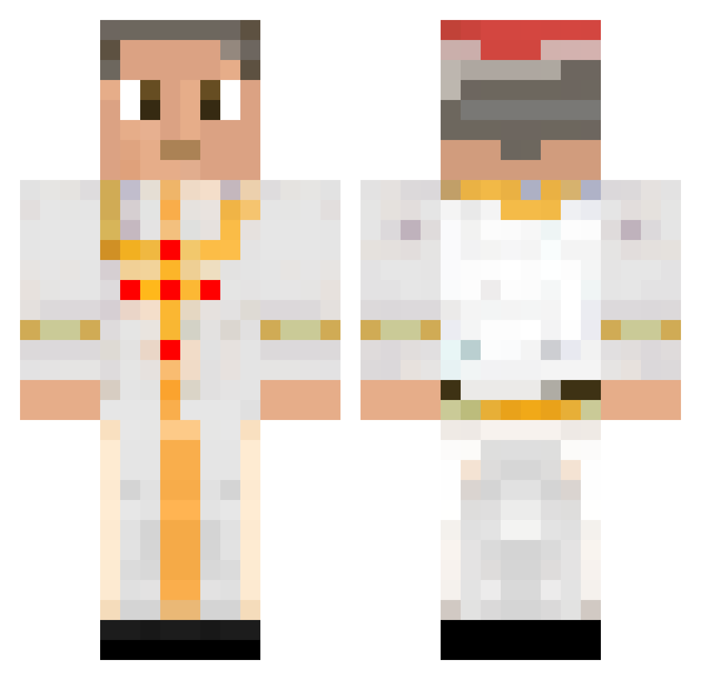 szkodnik96 Minecraft skin, front and back view