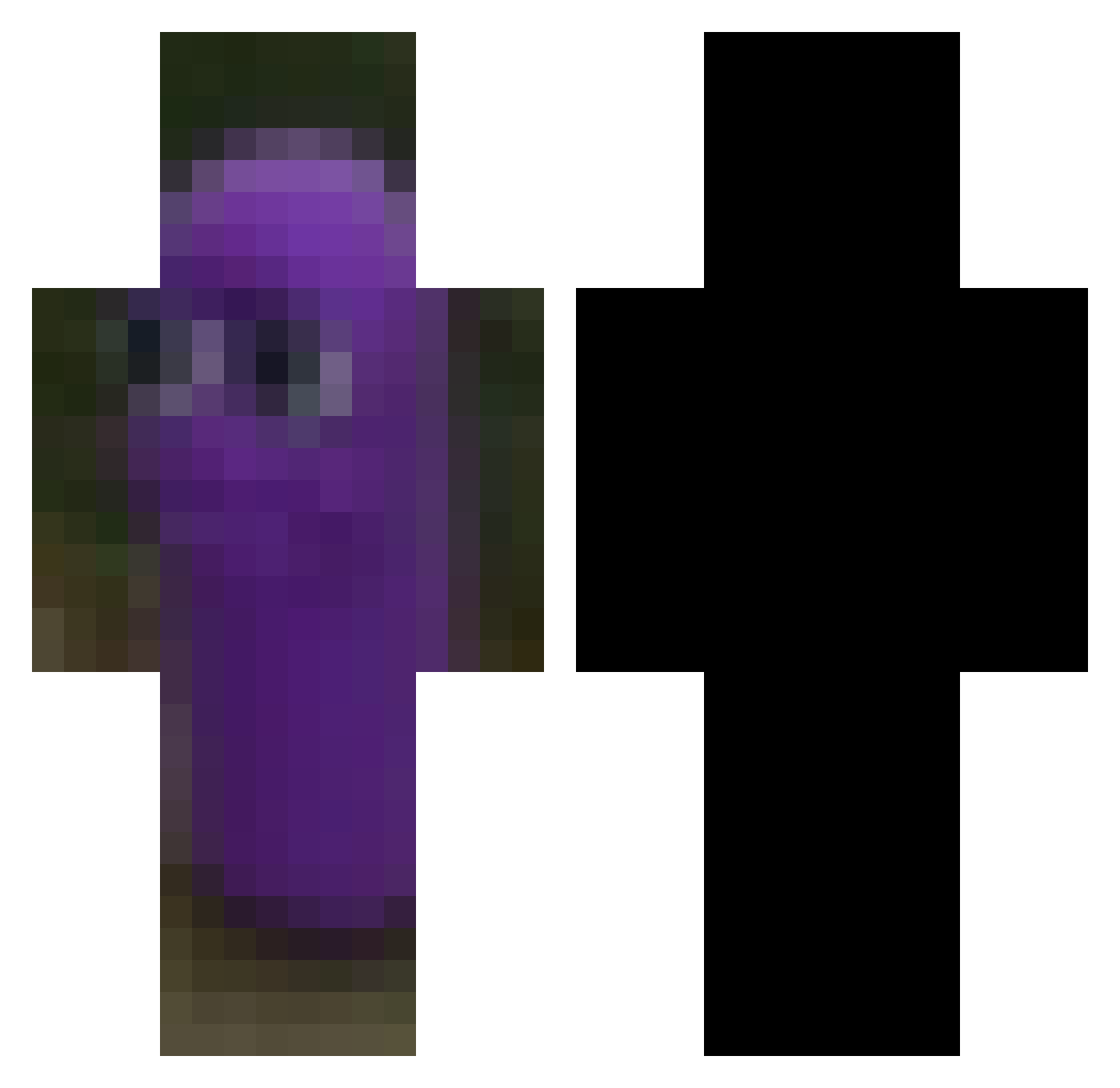 xXchewdogXx Minecraft skin, front and back view
