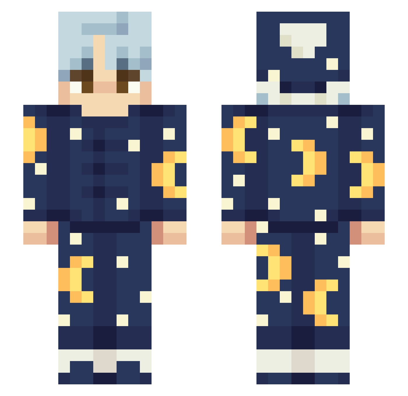 niHkuoL Minecraft skin, front and back view