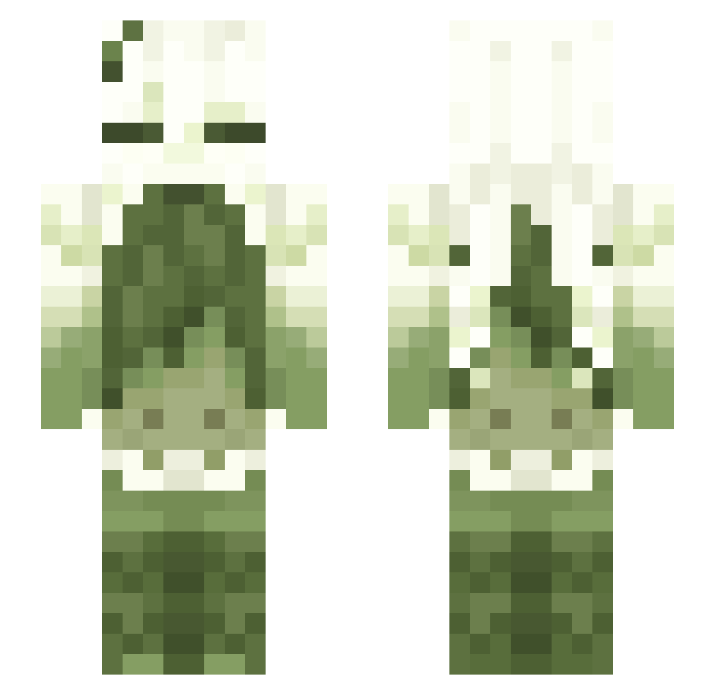 __Miska__ Minecraft skin, front and back view