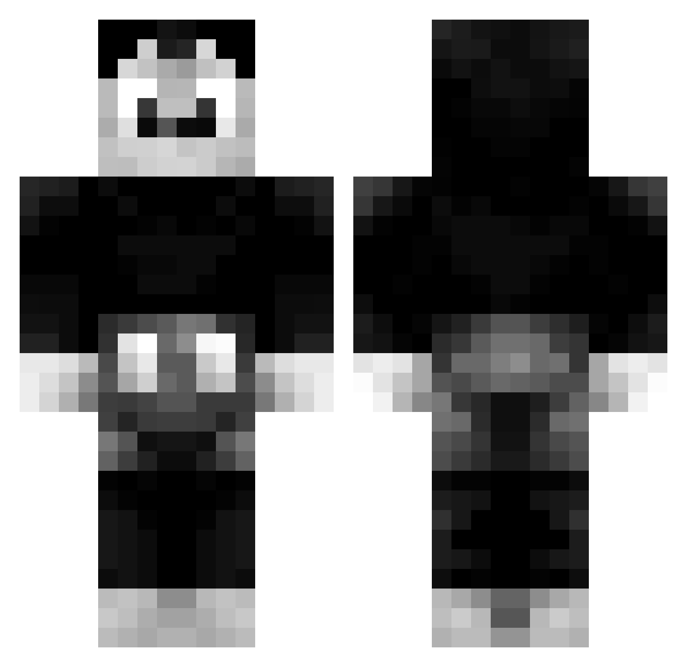 vadisitoprogamer Minecraft skin, front and back view