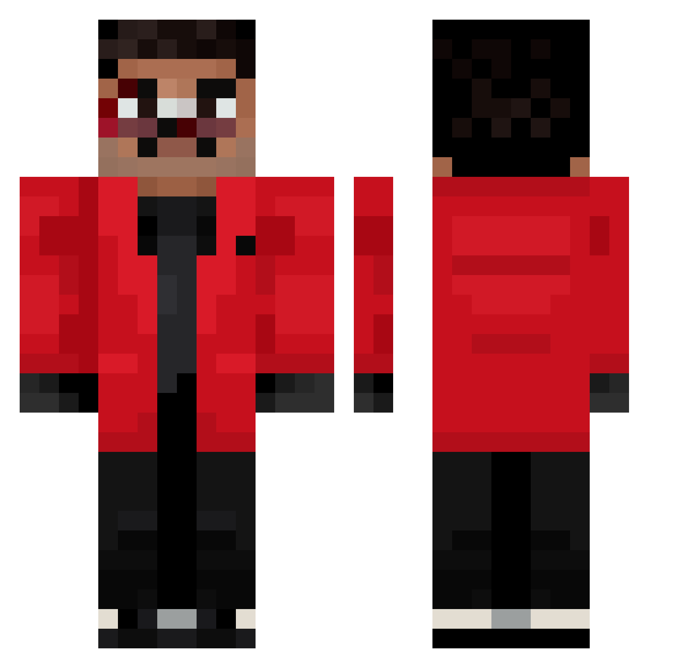 TPE_JAC Minecraft skin, front and back view