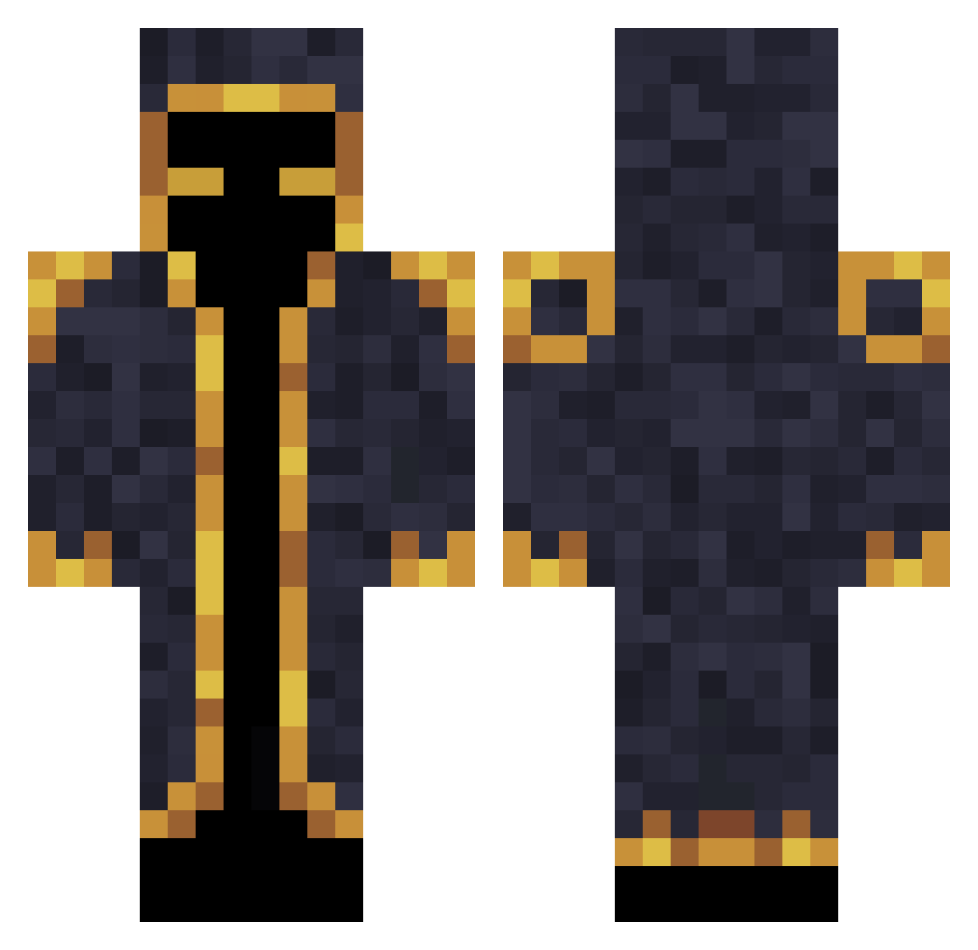 Lord_Wivern Minecraft skin, front and back view