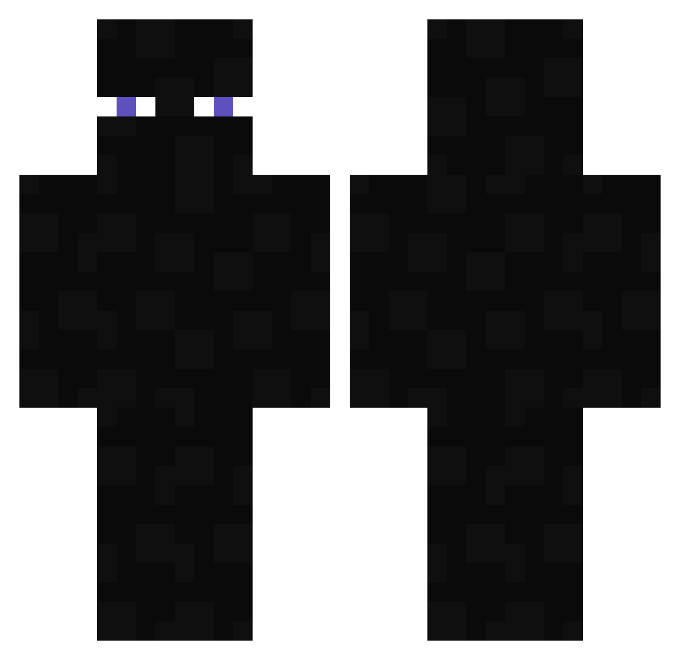 Luka4814 Minecraft skin, front and back view