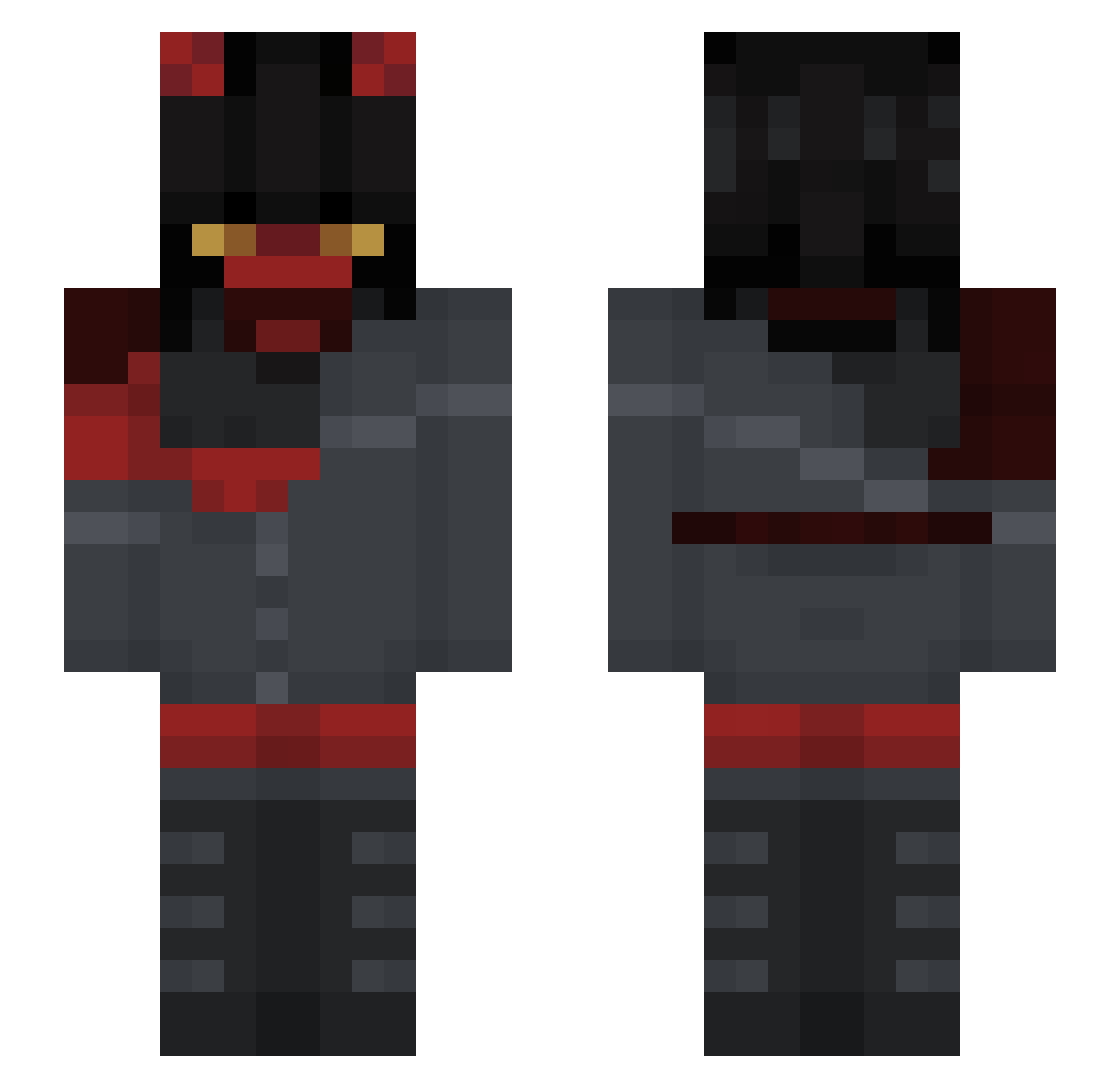 TheRCSguy Minecraft skin, front and back view