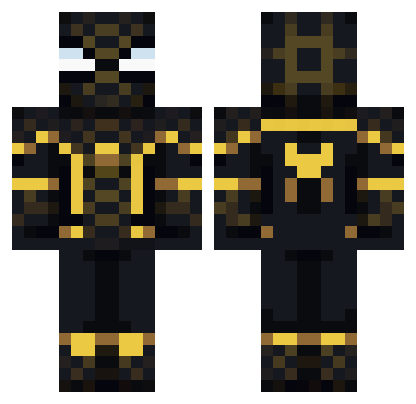 ssrousehill11 Minecraft skin, front and back view