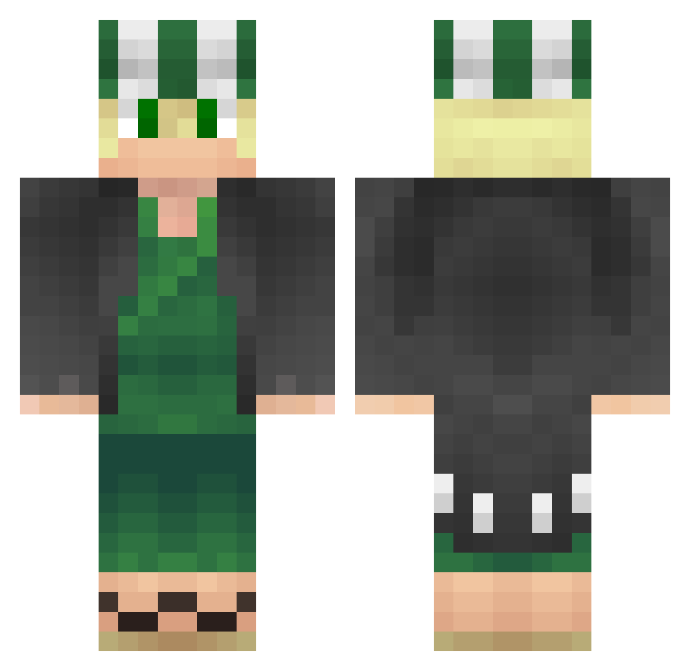 I_C_C_Y Minecraft skin, front and back view