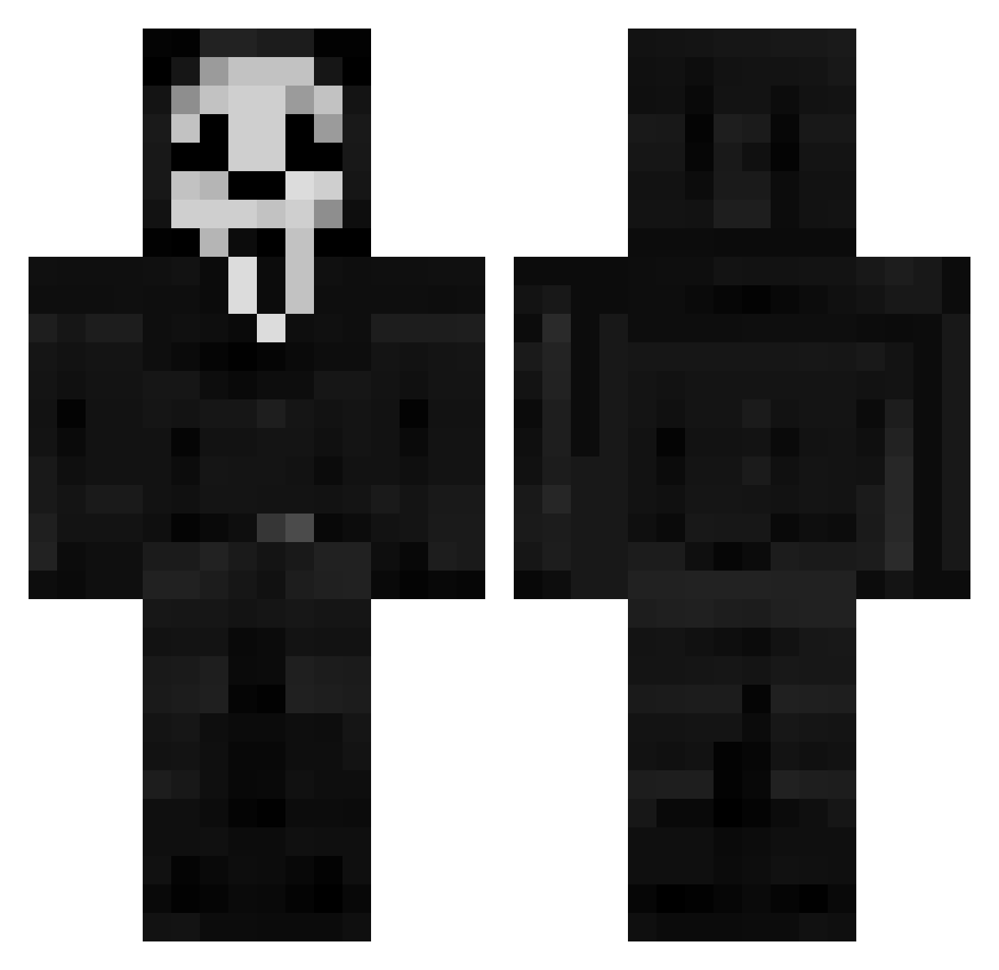 JPGaming696969 Minecraft skin, front and back view