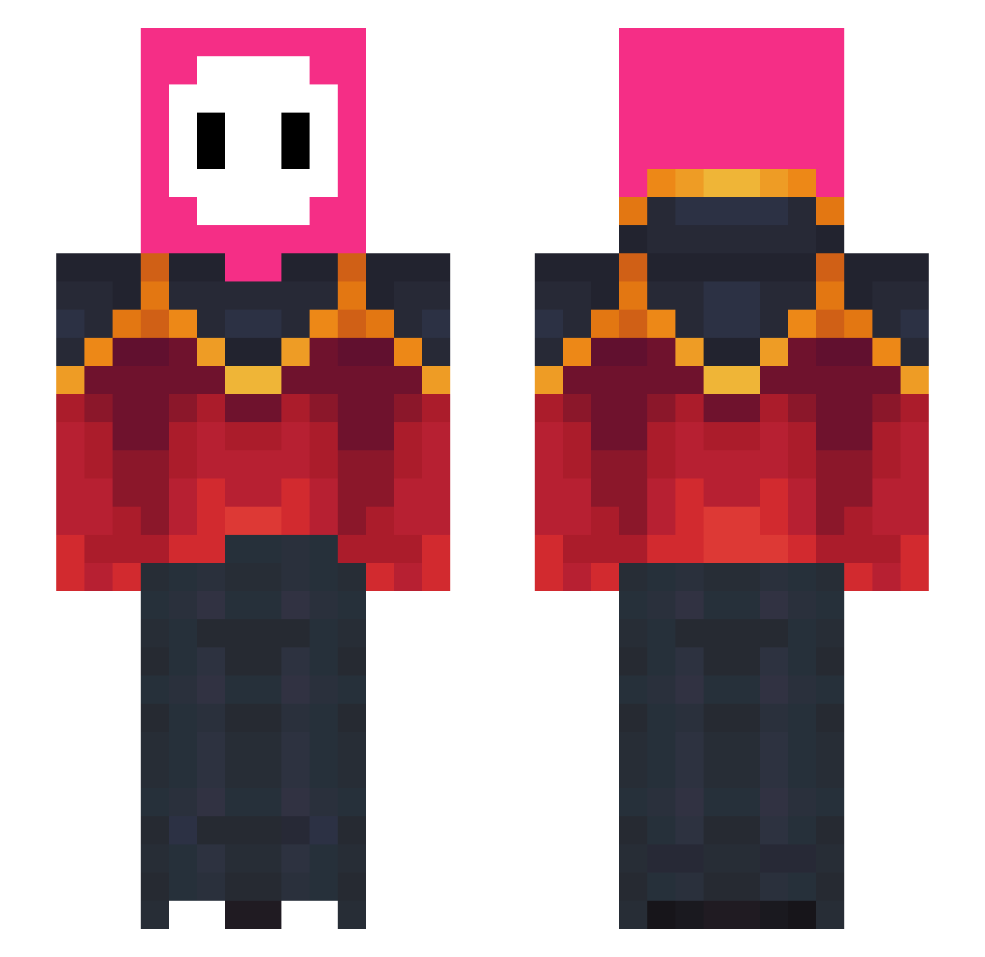 t1redv2 - fall guy Minecraft skin