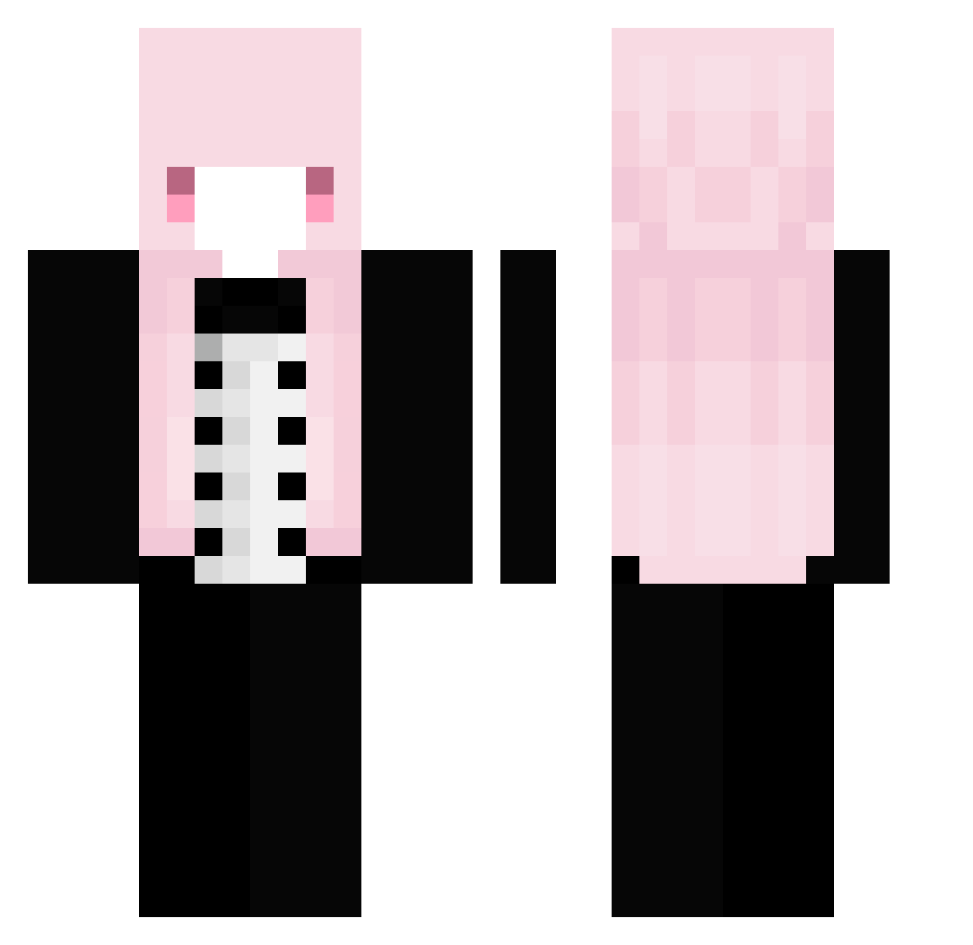 TheLazy_Akigamer Minecraft skin, front and back view