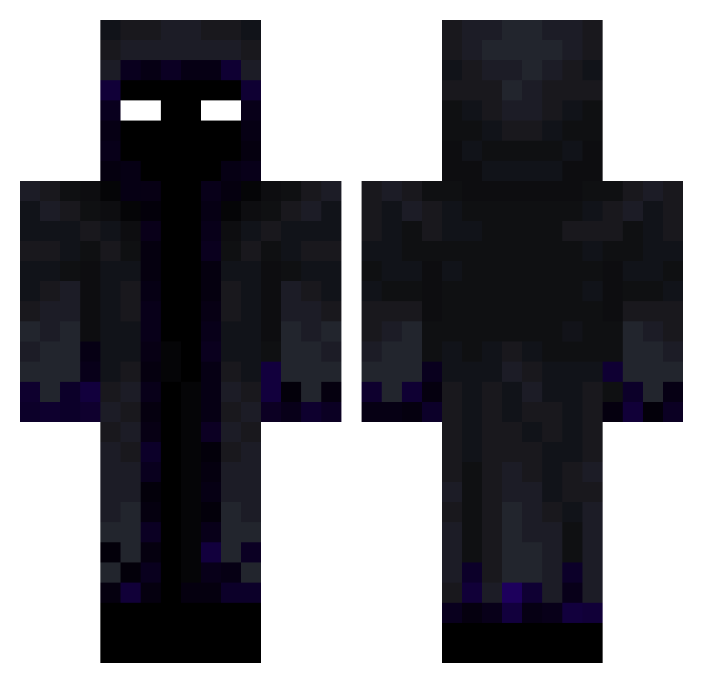 DrDoom09 Minecraft skin, front and back view