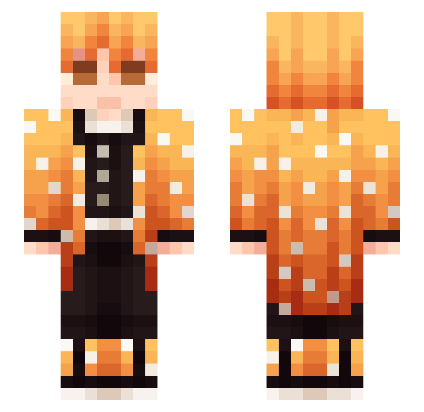 jquilesbabyyyy Minecraft skin, front and back view