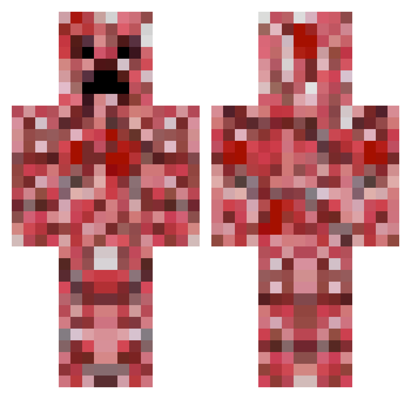 EinKaesekuchen Minecraft skin, front and back view