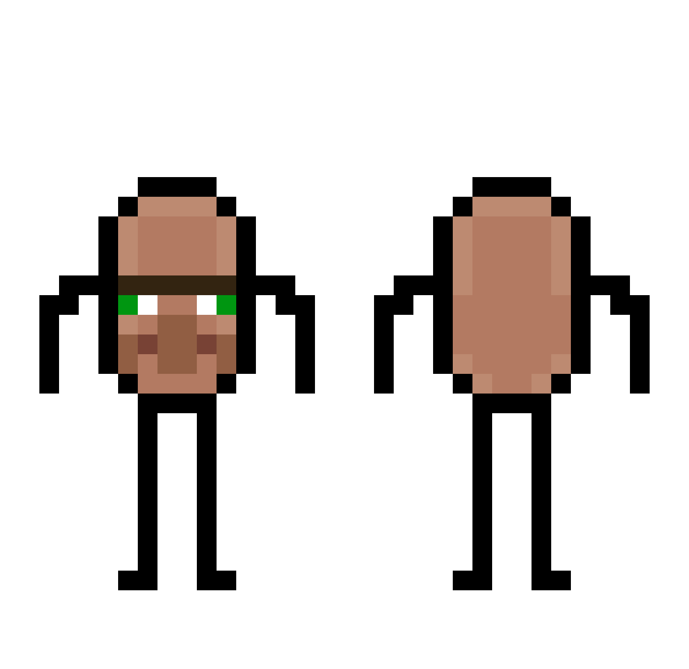 Diogo_Teixeira6 Minecraft skin, front and back view