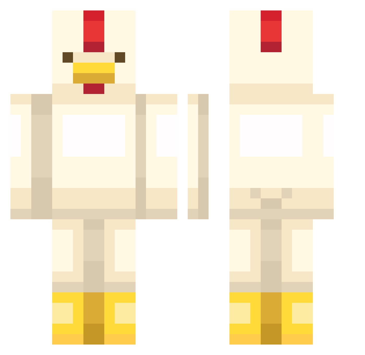 tiztiz_ Minecraft skin, front and back view
