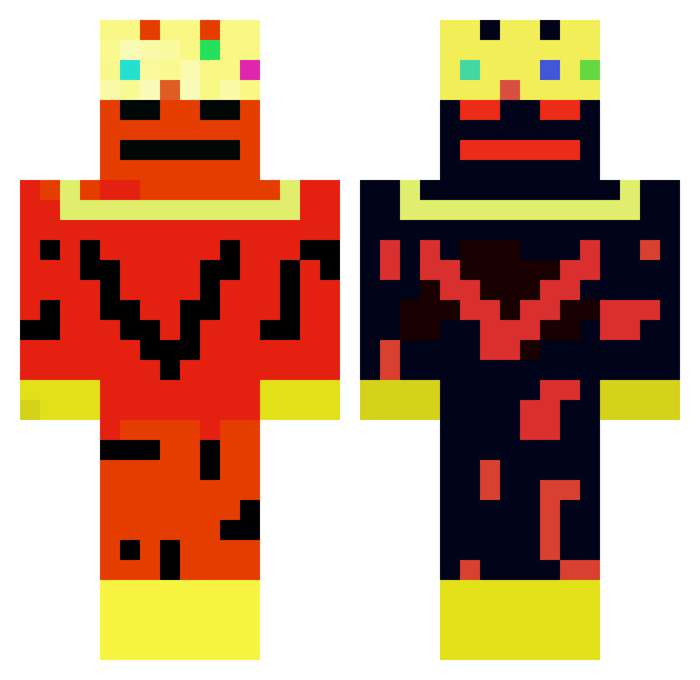 tino_sk8z Minecraft skin, front and back view