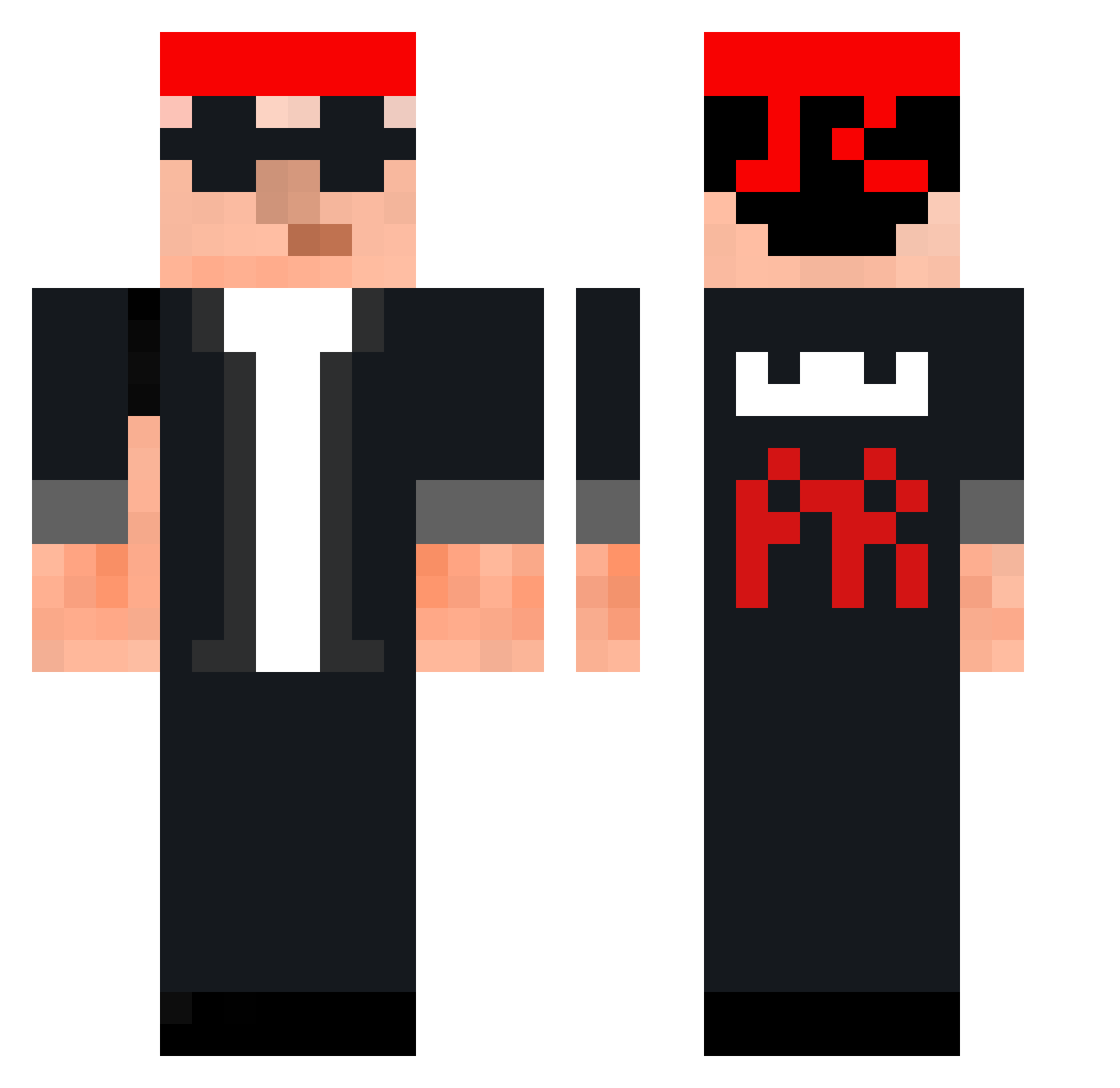 sALLY1901 Minecraft skin, front and back view