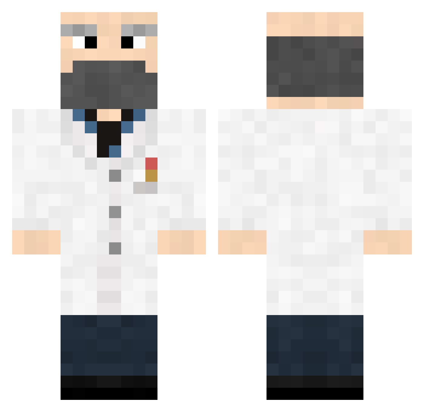 dodoayres Minecraft skin, front and back view