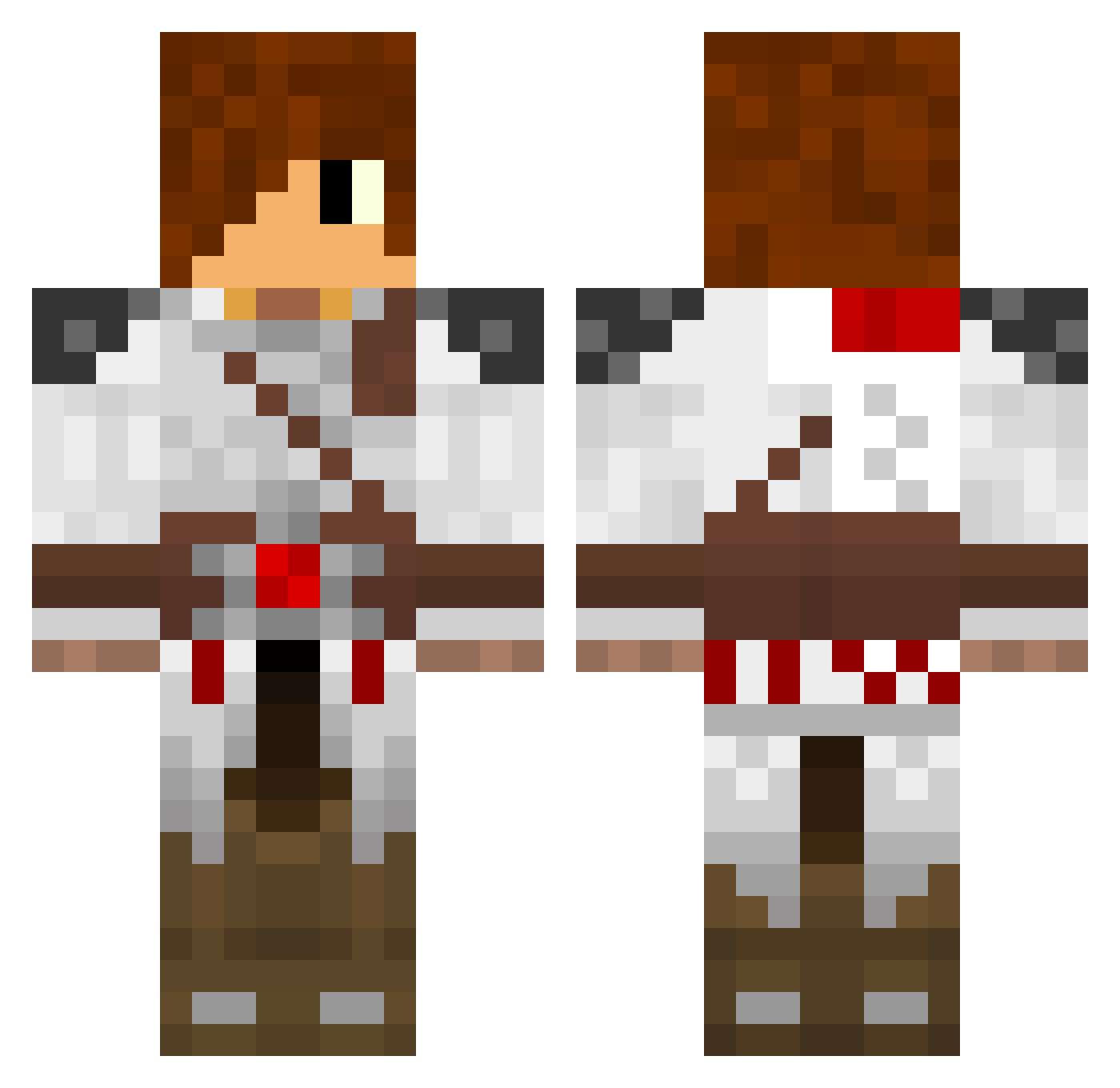 ostemad2003 Minecraft skin, front and back view