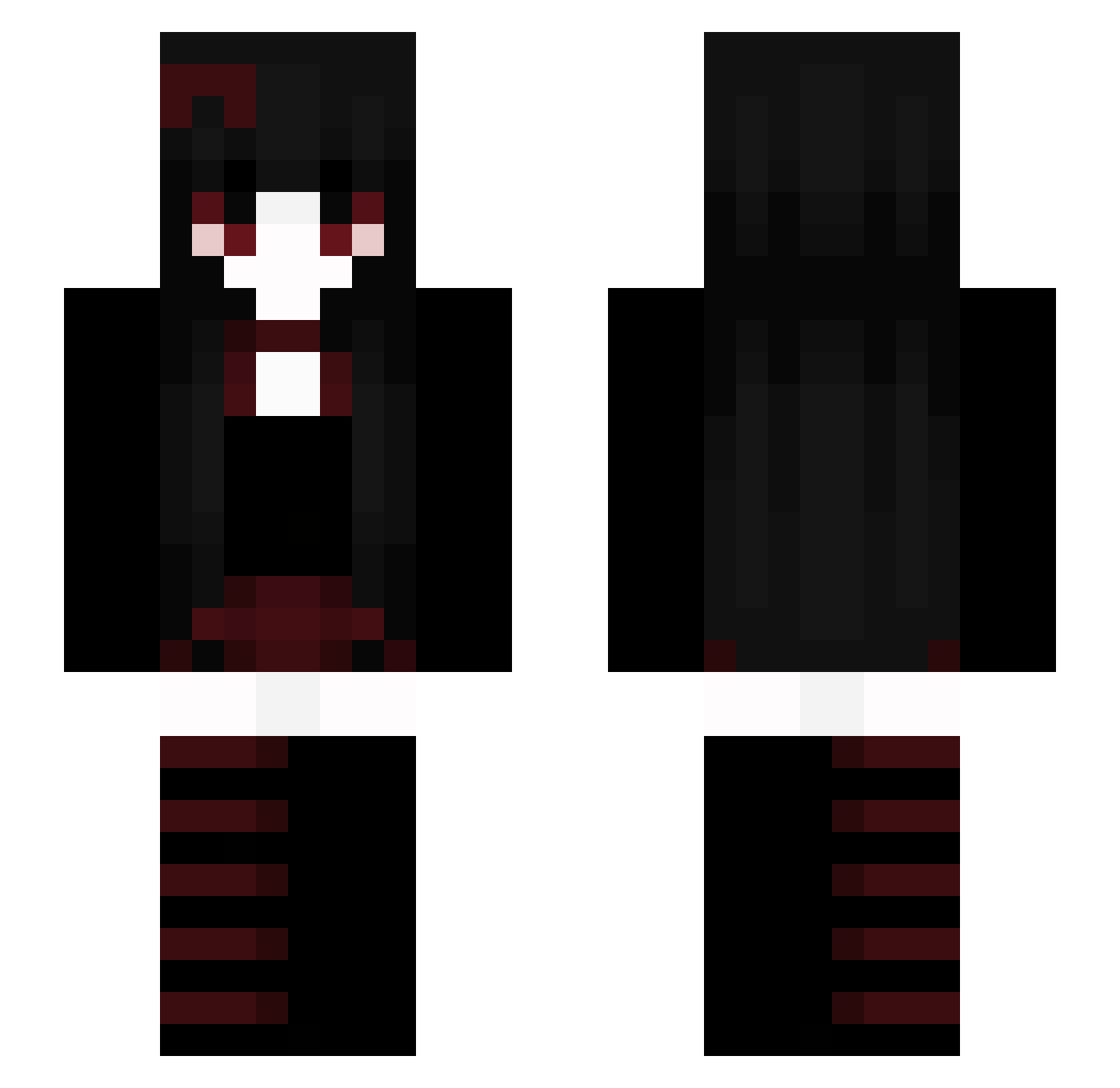 DecK_cs Minecraft skin, front and back view
