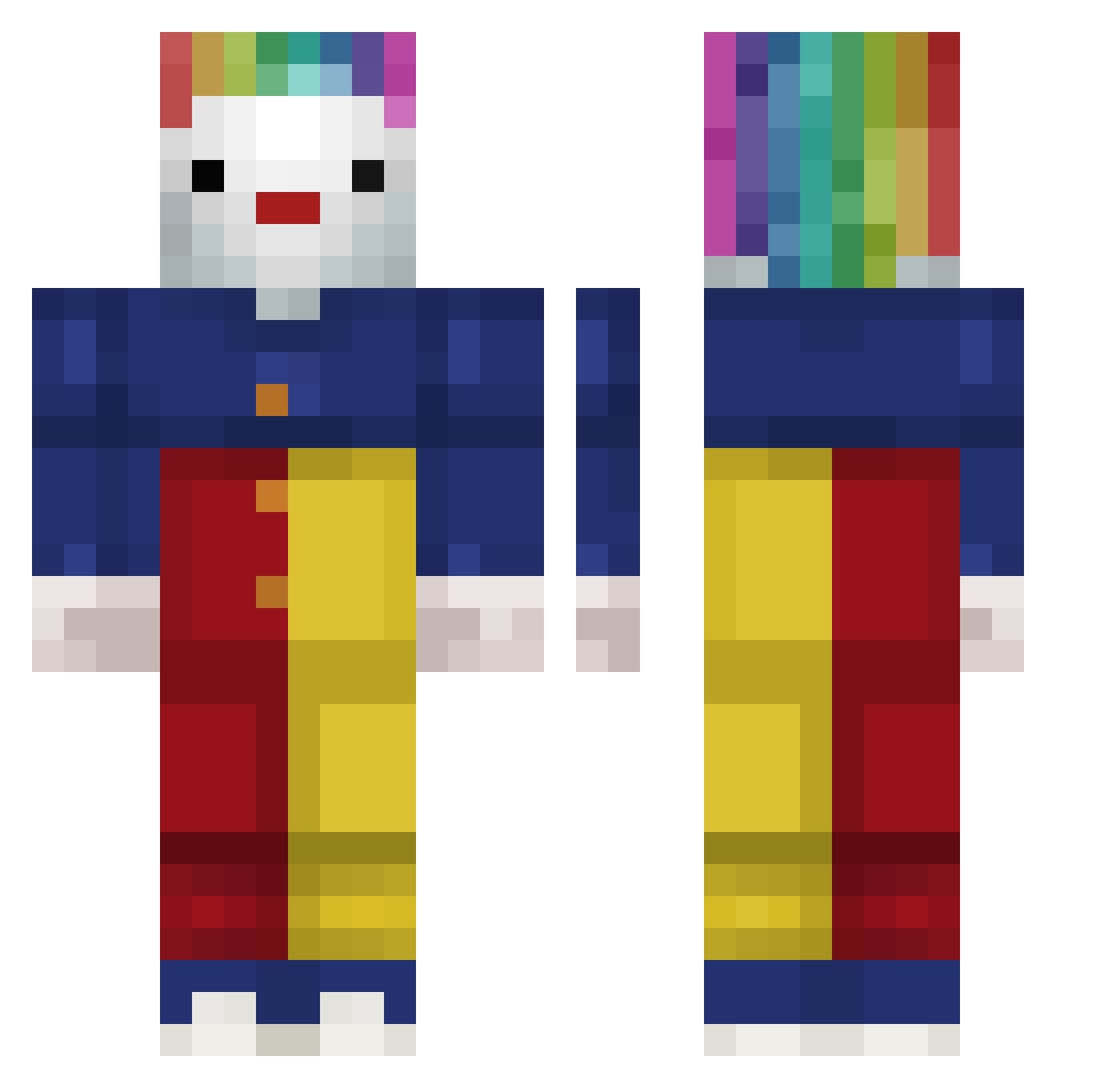 FacundoDiego Minecraft skin, front and back view