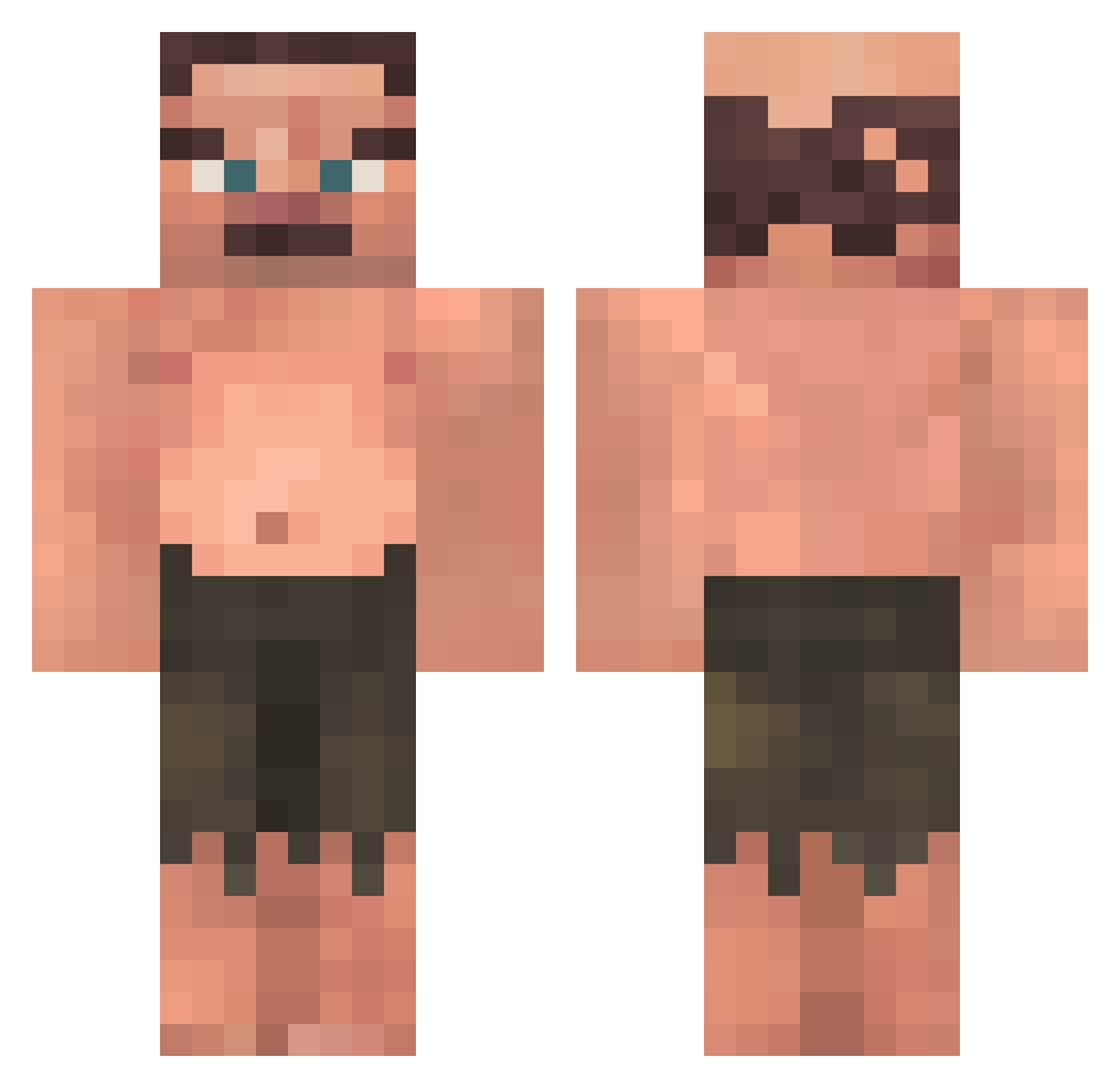i_have_alzheimer Minecraft skin, front and back view