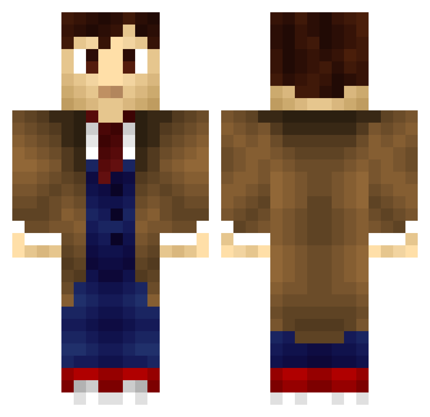 jelmar102 Minecraft skin, front and back view