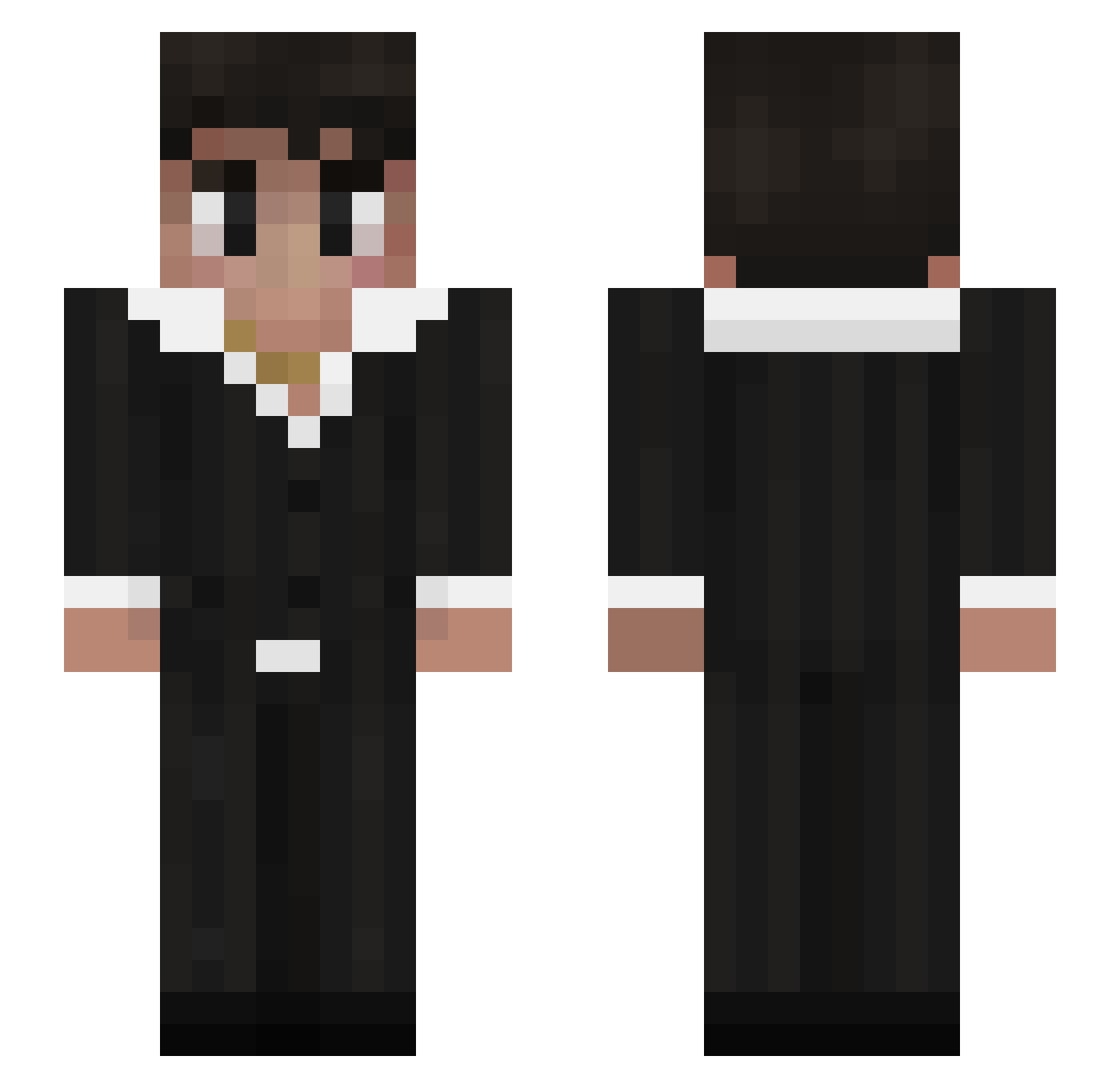 xXFreezFabioXx Minecraft skin, front and back view