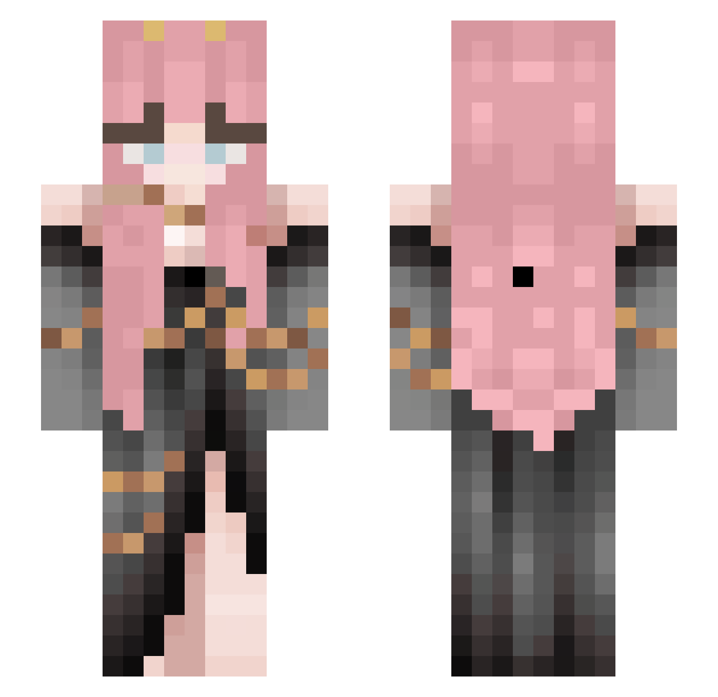 Andreani_jpg Minecraft skin, front and back view