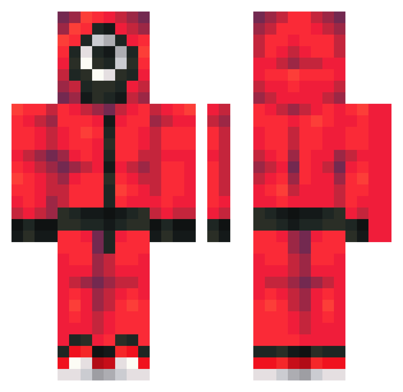 The3rdalbum Minecraft skin, front and back view