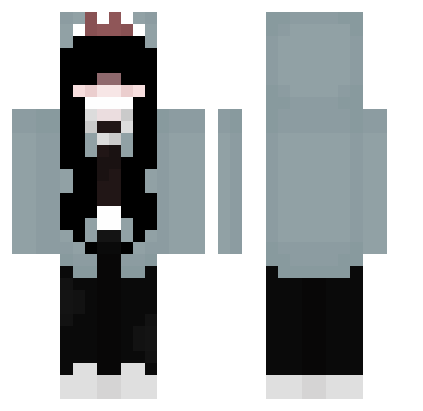 z3_zye Minecraft skin, front and back view